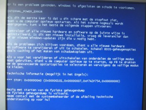 BSOD: INTERNAL_POWER_ERROR 